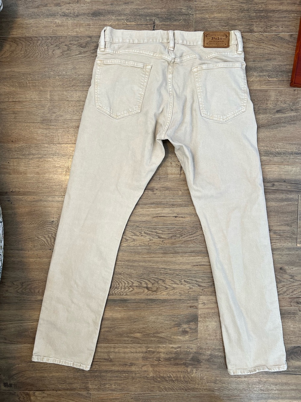 Polo Ralph Lauren Varick Slim Straight Tan Jeans Anderson Sander Tan Wash